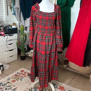 Plaid holiday dress size 2x/3x